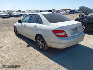 2009 Mercedes-Benz C-Class 3.0L Sport with VIN WDDGF54X79R044951, listed as a IAAI auction lot 41727957 with 1 mi miles. Bid and sale history available at carsss.com. Image 3.