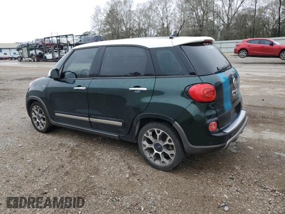 2014 FIAT 500L Trekking with VIN ZFBCFADH4EZ023773, listed as a Copart auction lot 45452395 with 90,375 mi miles and Salvage Title. Bid and sale history available at DreamBid. Image 2.