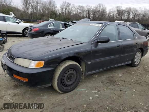 1997 Honda Accord LX with VIN 1HGCD5630VA028769, listed as a Copart auction lot 88500575 with 236,568 mi miles and Salvage Title. Bid and sale history available at carsss.com. Image 1.