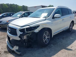 2019 Infiniti QX60 Luxe with VIN 5N1DL0MN7KC501009, listed as a IAAI auction lot 42145494 with 130,375 mi miles and . Bid and sale history available at DreamBid. Image 17.
