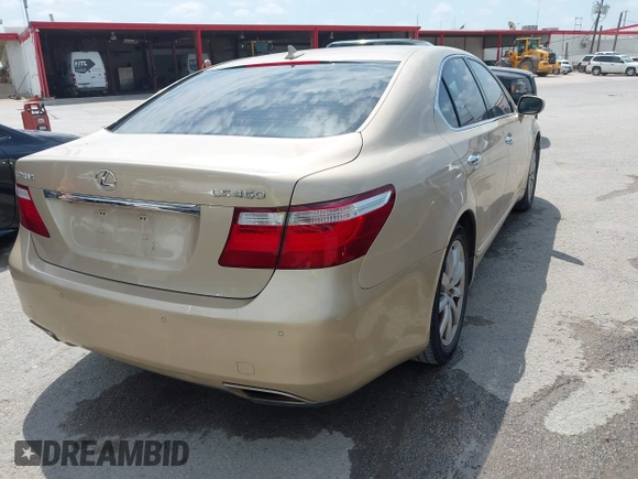 2007 Lexus LS 460 with VIN JTHBL46F775000849, listed as a IAAI auction lot 42551118 with 137,836 mi miles and . Bid and sale history available at DreamBid. Image 4.