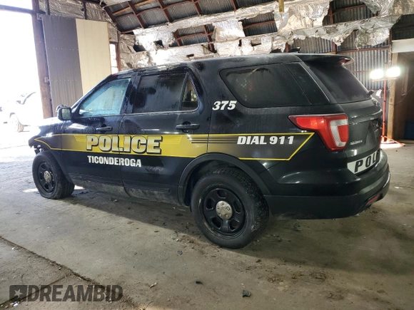 2017 Ford Police Interceptor Utility z VIN 1FM5K8AR0HGE01722, wystawiony jako Copart lot #50491815 z przebiegiem 187 912 mil mil oraz Szkody całkowita. Historia ofert i sprzedaży dostępna na DreamBid. Obrazek 2.