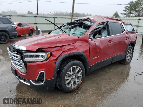 2020 GMC Acadia SLE with VIN 1GKKNKLS9LZ163527, listed as a Copart auction lot 43285745 with Not Provided miles and Non Repairable. Bid and sale history available at carsss.com. Image 1.
