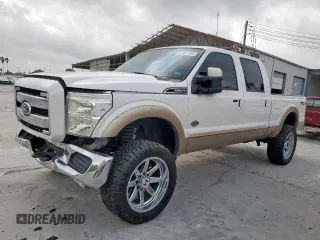 2011 Ford F-250 XL with VIN 1FT7W2BT4BEA73720, listed as a Copart auction lot 57427185 with 188,206 mi miles and Salvage title. Bid and sale history available at DreamBid. Image 1.