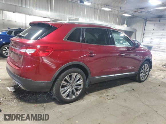 2016 Lincoln MKX Reserve with VIN 2LMTJ8LP1GBL37738, listed as a Copart auction lot 55733865 with 115,260 mi miles and Clean Title. Bid and sale history available at DreamBid. Image 3.