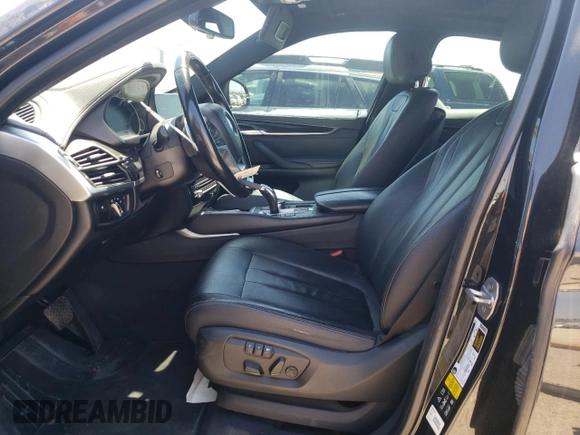 2017 BMW X6 xDrive35i with VIN 5UXKU2C36H0X46915, listed as a Copart auction lot 58133953 with 92,033 mi miles. Bid and sale history available at carsss.com. Image 7.