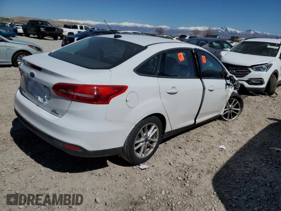2016 Ford Focus SE with VIN 1FADP3F26GL301491, listed as a Copart auction lot 50627305 with 0 mi miles and Salvage Title. Bid and sale history available at carsss.com. Image 3.