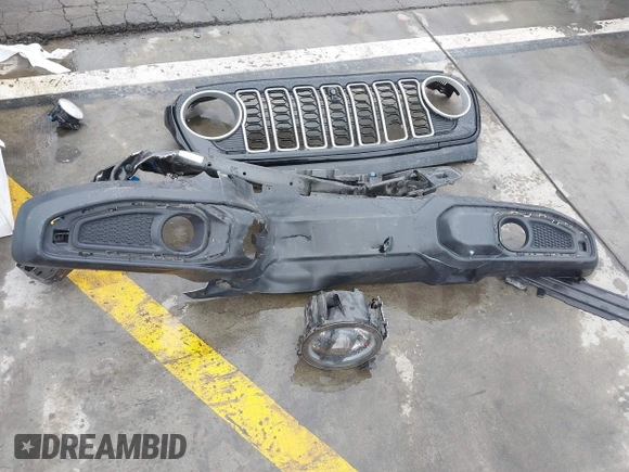 2024 Jeep Wrangler Sahara with VIN 1C4RJXP63RW148483, listed as a IAAI auction lot 41906879 with 32,509 mi miles and . Bid and sale history available at DreamBid. Image 12.