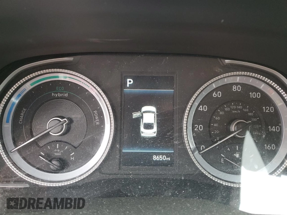 2022 Hyundai Sonata Hybrid SEL with VIN KMHL34JJ8NA040388, listed as a Copart auction lot 71458373 with 8,650 mi miles. Bid and sale history available at carsss.com. Image 9.