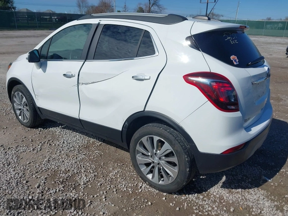 2019 Buick Encore Preferred with VIN KL4CJESB8KB909563, listed as a IAAI auction lot 41764126 with 61,391 mi miles. Bid and sale history available at carsss.com. Image 3.