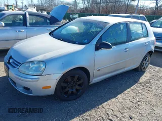 2007 Volkswagen Rabbit with VIN WVWDR71K67W052451, listed as a IAAI auction lot 41343935 with 999,999 mi miles. Bid and sale history available at carsss.com. Image 2.