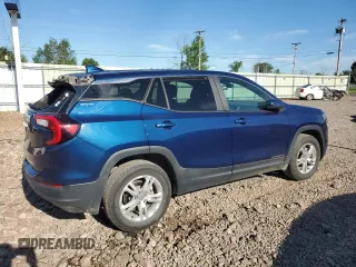 2022 GMC Terrain SLE with VIN 3GKALTEV6NL205807, listed as a Copart auction lot 65116945 with 24,944 mi miles and Salvage title. Bid and sale history available at DreamBid. Image 3.