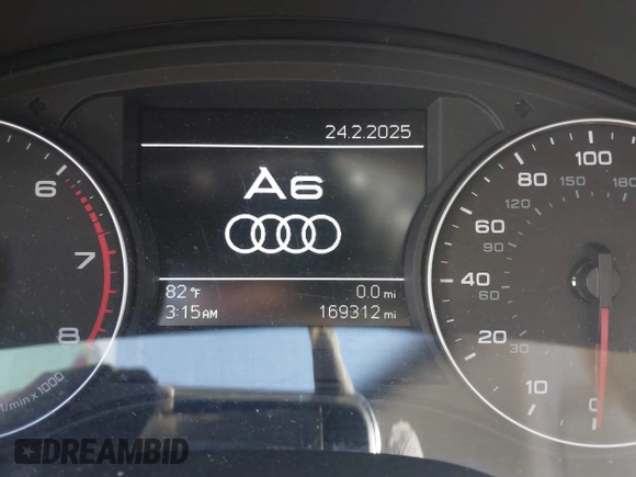 2016 Audi A6 2.0T Premium with VIN WAUCFAFC7GN048396, listed as a IAAI auction lot 41668956 with 169,312 mi miles. Bid and sale history available at carsss.com. Image 7.