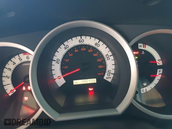 2014 Toyota Tacoma with VIN 5TFLU4EN3EX086738, listed as a Copart auction lot 56494585 with 140,456 mi miles and Salvage Title. Bid and sale history available at DreamBid. Image 9.