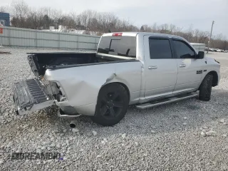 2018 Ram 1500 Night with VIN 1C6RR7MT9JS144671, listed as a Copart auction lot 45435195 with 128,042 mi miles and Salvage Title. Bid and sale history available at carsss.com. Image 3.