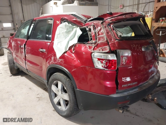 2012 GMC Acadia SLT1 with VIN 1GKKVRED8CJ267223, listed as a IAAI auction lot 41941906 with 1 mi miles. Bid and sale history available at carsss.com. Image 3.