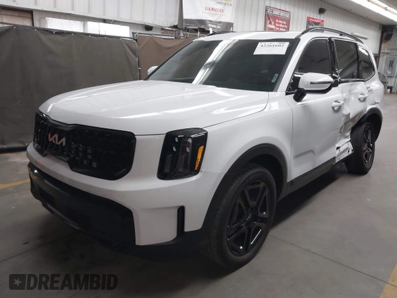 2024 Kia Telluride EX X-Line с VIN 5XYP3DGC4RG448097, выставлен на аукционе IAAI как лот 42261602 с пробегом 29 217 миль миль и . История ставок и продаж доступна на DreamBid. Изображение 2.