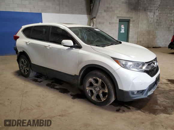 2017 Honda CR-V EX with VIN 2HKRW2H58HH671030, listed as a Copart auction lot 55212255 with 125,481 mi miles and Salvage Title. Bid and sale history available at DreamBid. Image 4.