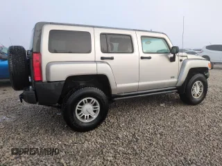 2008 Hummer H3 with VIN 5GTEN33E988187406, listed as a Copart auction lot 81127844 with 118,145 mi miles and Salvage Title. Bid and sale history available at DreamBid. Image 3.