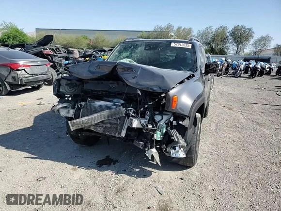 2021 Jeep Renegade 80th Anniversary with VIN ZACNJDBB3MPN13040, listed as a Copart auction lot 57913635 with 62,112 mi miles and Salvage title. Bid and sale history available at DreamBid. Image 15.
