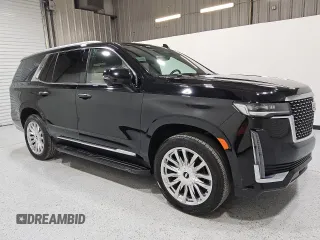 2023 Cadillac Escalade 4WD Premium Luxury z VIN 1GYS4BKL3PR366857, wystawiony jako Copart lot #55865505 z przebiegiem 44 383 mil mil oraz Tytuł czysty. Historia ofert i sprzedaży dostępna na DreamBid. Obrazek 4.