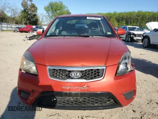 2010 Kia Rio LX with VIN KNADH4A32A6678111, listed as a Copart auction lot 52632895 with 98,392 mi miles and Salvage Title. Bid and sale history available at carsss.com. Image 5.