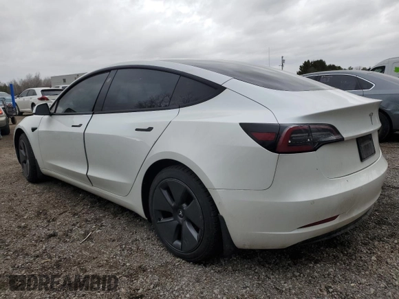 2021 Tesla Model 3 Standard Range Plus z VIN 5YJ3E1EA0MF906162, wystawiony jako Copart lot #53004925 z przebiegiem 149 163 mil mil oraz Tytuł czysty. Historia ofert i sprzedaży dostępna na DreamBid. Obrazek 2.