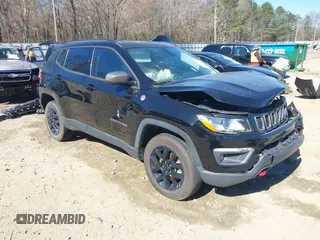 2018 Jeep Compass Trailhawk with VIN 3C4NJDDB2JT235235, listed as a IAAI auction lot 41823045 with 63,866 mi miles and . Bid and sale history available at DreamBid. Image 1.