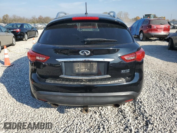 2012 Infiniti FX35 with VIN JN8AS1MW5CM156054, listed as a Copart auction lot 78185764 with 186,803 mi miles and Salvage Title. Bid and sale history available at carsss.com. Image 6.
