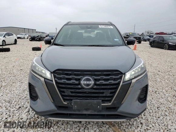 2023 Nissan Kicks SR with VIN 3N1CP5DV7PL566748, listed as a Copart auction lot 51146975 with 25,310 mi miles and Salvage Title. Bid and sale history available at DreamBid. Image 5.