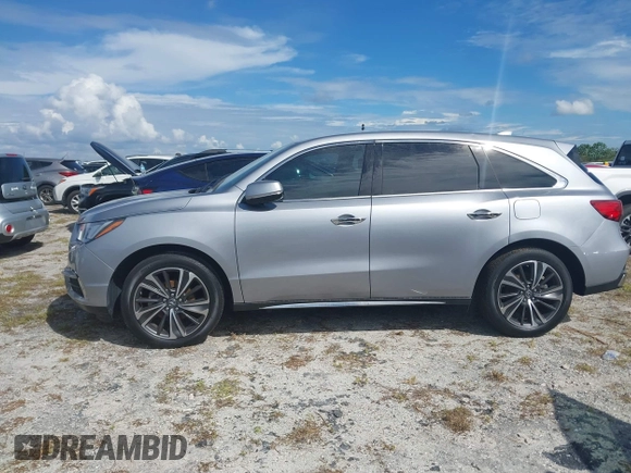 2020 Acura MDX w/Technology Pkg with VIN 5J8YD3H51LL010470, listed as a IAAI auction lot 40486114 with 1 mi miles. Bid and sale history available at carsss.com. Image 14.
