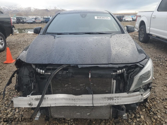 2015 Mercedes-Benz CLA-Class CLA 250 with VIN WDDSJ4EB2FN161491, listed as a Copart auction lot 86839224 with 91,649 mi miles and Salvage Title. Bid and sale history available at carsss.com. Image 5.
