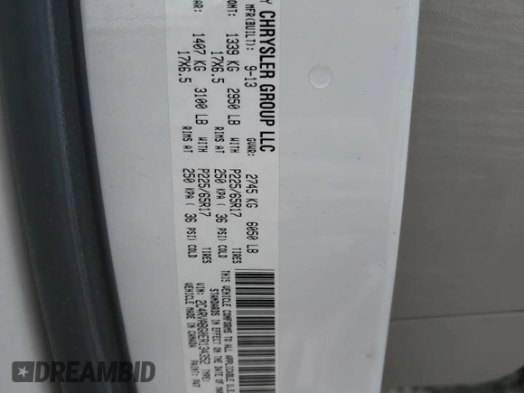 2014 Volkswagen Routan SE z VIN 2C4RVABG0ER134352, wystawiony jako Copart lot #58467235 z przebiegiem 161 822 mil mil oraz Czysty tytuł • Clean title. Historia ofert i sprzedaży dostępna na DreamBid. Obrazek 13.