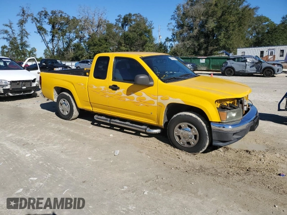 2006 GMC Canyon SLE Z85 with VIN 1GTCS196268145149, listed as a Copart auction lot 88393295 with 93,522 mi miles and Salvage Title. Bid and sale history available at carsss.com. Image 4.