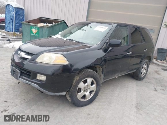 2005 Acura MDX with VIN 2HNYD18225H523777, listed as a IAAI auction lot 41549832 with 204,964 mi miles. Bid and sale history available at carsss.com. Image 2.