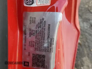 2019 Chevrolet Camaro 2SS с VIN 1G1FH1R79K0110808, выставлен на аукционе Copart как лот 58152615 с пробегом 88 920 миль миль и Списание • Salvage title. История ставок и продаж доступна на DreamBid. Изображение 12.
