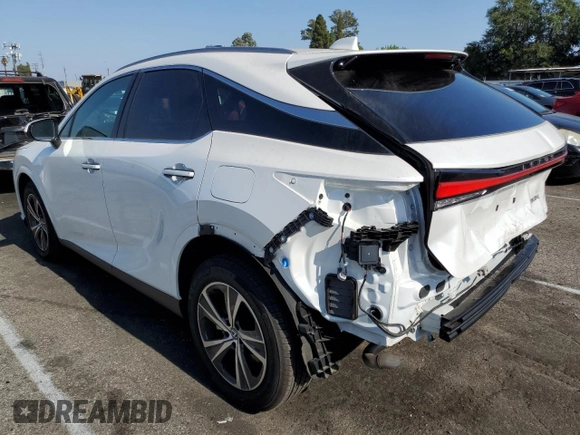 2023 Lexus RX with VIN 2T2BAMBA7PC018350, listed as a Copart auction lot 66975514 with 12,309 mi miles and Salvage Title. Bid and sale history available at carsss.com. Image 2.