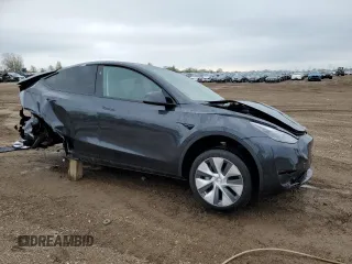 2024 Tesla Model Y Long Range с VIN 7SAYGDEE3RF994655, выставлен на аукционе Copart как лот 54923465 с пробегом 13 396 миль миль и Списание • Salvage title. История ставок и продаж доступна на DreamBid. Изображение 4.