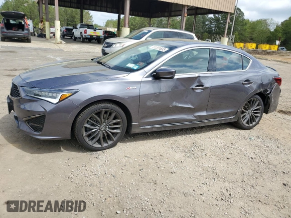 2022 Acura ILX w/Premium/A-Spec Package with VIN 19UDE2F86NA008750, listed as a Copart auction lot 51291635 with 31,988 mi miles and Salvage Title. Bid and sale history available at carsss.com. Image 1.