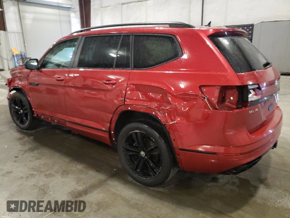 2023 Volkswagen Atlas SEL R-Line Black with VIN 1V2SR2CA7PC516507, listed as a Copart auction lot 51836145 with 29,291 mi miles and Salvage title. Bid and sale history available at DreamBid. Image 2.