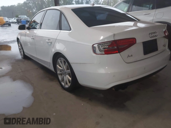 2013 Audi A4 Premium Plus with VIN WAUFFAFLXDN006944, listed as a IAAI auction lot 42787221 with 154,076 mi miles and . Bid and sale history available at DreamBid. Image 3.