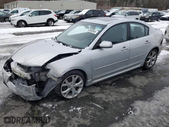 2007 Mazda 3 S Touring with VIN JM1BK324471680235, listed as a Copart auction lot 44908865 with 136,074 mi miles and Salvage Title. Bid and sale history available at DreamBid. Image 1.