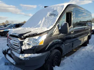 2019 Ford Transit Passenger XL with VIN 1FBAX2CMXKKA47557, listed as a Copart auction lot 88683765 with 56,983 mi miles and Salvage title. Bid and sale history available at DreamBid. Image 1.