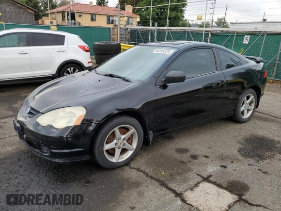 2002 Acura RSX Type S with VIN JH4DC53062C024756, listed as a Copart auction lot 65296325 with 187,957 mi miles and Clean title. Bid and sale history available at DreamBid. Image 1.