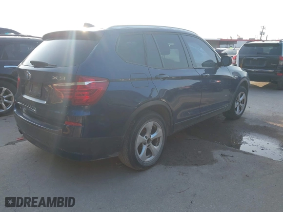 2011 BMW X3 28i with VIN 5UXWX5C53BL707913, listed as a IAAI auction lot 41922395 with 176,858 mi miles. Bid and sale history available at carsss.com. Image 4.