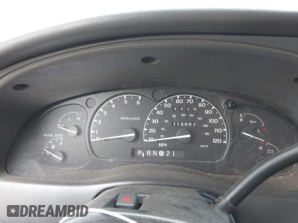 2003 Ford Ranger XL Fleet with VIN 1FTYR44V33PA02455, listed as a IAAI auction lot 41881302 with 212,067 mi miles and . Bid and sale history available at DreamBid. Image 7.
