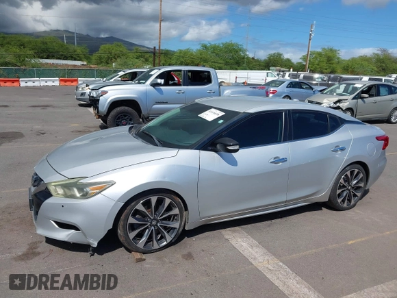 2016 Nissan Maxima SV with VIN 1N4AA6AP5GC395274, listed as a IAAI auction lot 41616698 with 102,736 mi miles and . Bid and sale history available at DreamBid. Image 6.