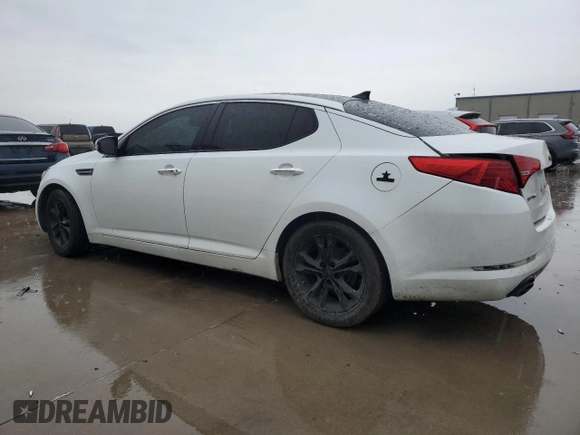 2013 Kia Optima EX z VIN 5XXGN4A75DG229393, wystawiony jako Copart lot #55855855 z przebiegiem 160 037 mil mil oraz Szkoda całkowita • Salvage title. Historia ofert i sprzedaży dostępna na DreamBid. Obrazek 2.