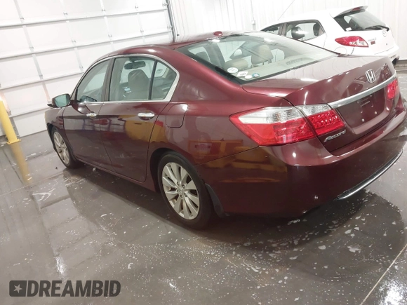 2013 Honda Accord EX-L with VIN 1HGCR2F89DA180527, listed as a IAAI auction lot 41416759 with 112,530 mi miles and . Bid and sale history available at DreamBid. Image 3.