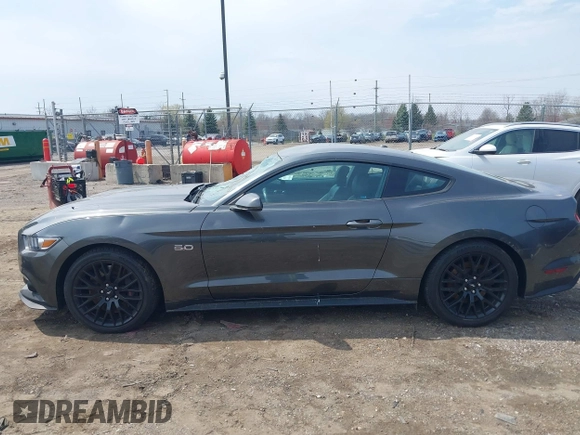 2017 Ford Mustang GT with VIN 1FA6P8CFXH5271477, listed as a IAAI auction lot 42005940 with 39,261 mi miles and . Bid and sale history available at carsss.com. Image 14.